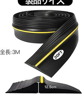 【雨、虫、葉侵入防止】ゴムストリップ 3M 車庫 隙間テープ シャッター 防水 ガレージドアシール 20ft 幅90MM シャッター 隙間対策 防風雨ゴム 滑り